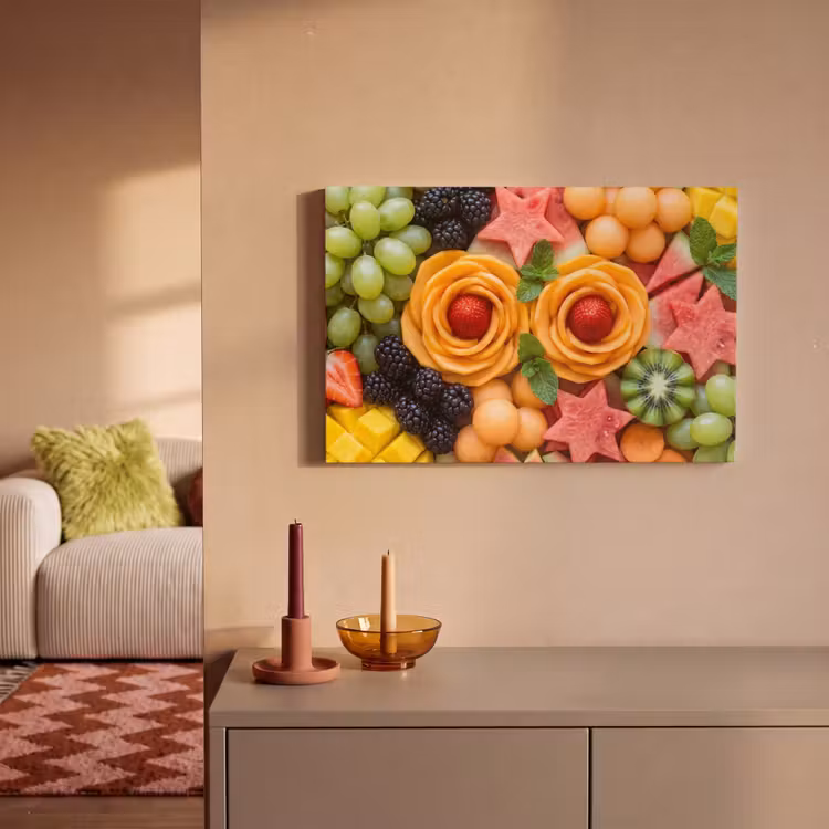 Fruit - Variatie - Kleurrijk - Vers - Eten canvas 2cm klein -sfeer1