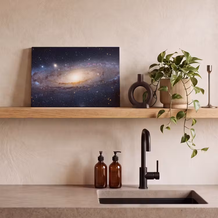 Canvas Print - Galaxy - Space - Cosmos - Sterrenstelsel - Ruimte - Kosmos canvas 2cm klein