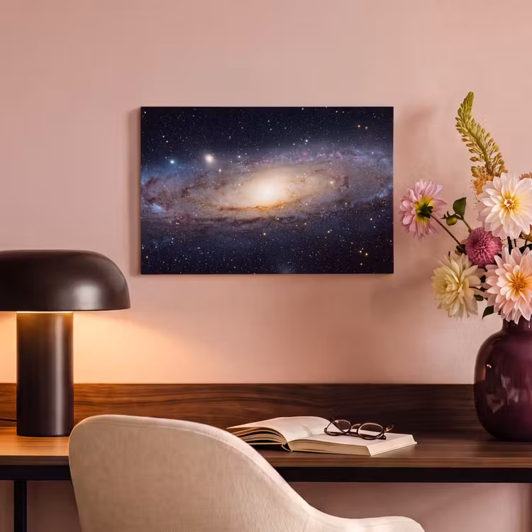 Canvas Print - Galaxy - Space - Cosmos - Sterrenstelsel - Ruimte - Kosmos canvas 2cm klein