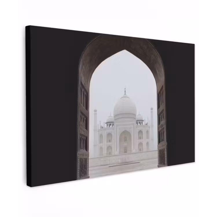 Donkere poort - Symmetrische koepel - Minaretten canvas 2cm klein -z3d