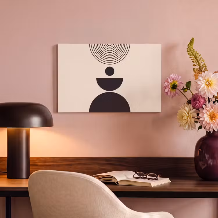 Canvas Print - Geometric Balance - Art - Geometrische balans - Kunst canvas 2cm klein