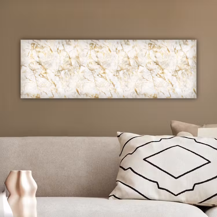 Goud - Licht - Nerf - Marmer canvas 2cm klein 828 -sfeer3
