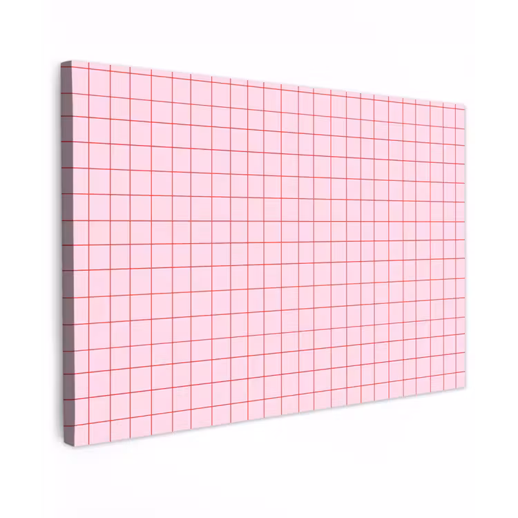 Raster - Patroon - Roze canvas 2cm klein 34 -z3d