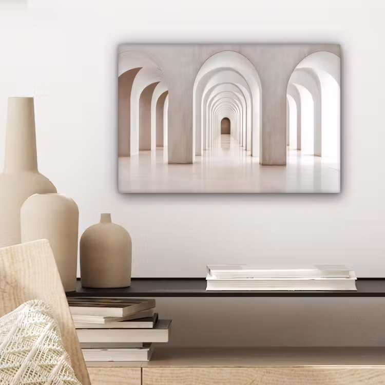 Hal - Bogen - Symmetrisch - Modern canvas 2cm klein -sfeer6