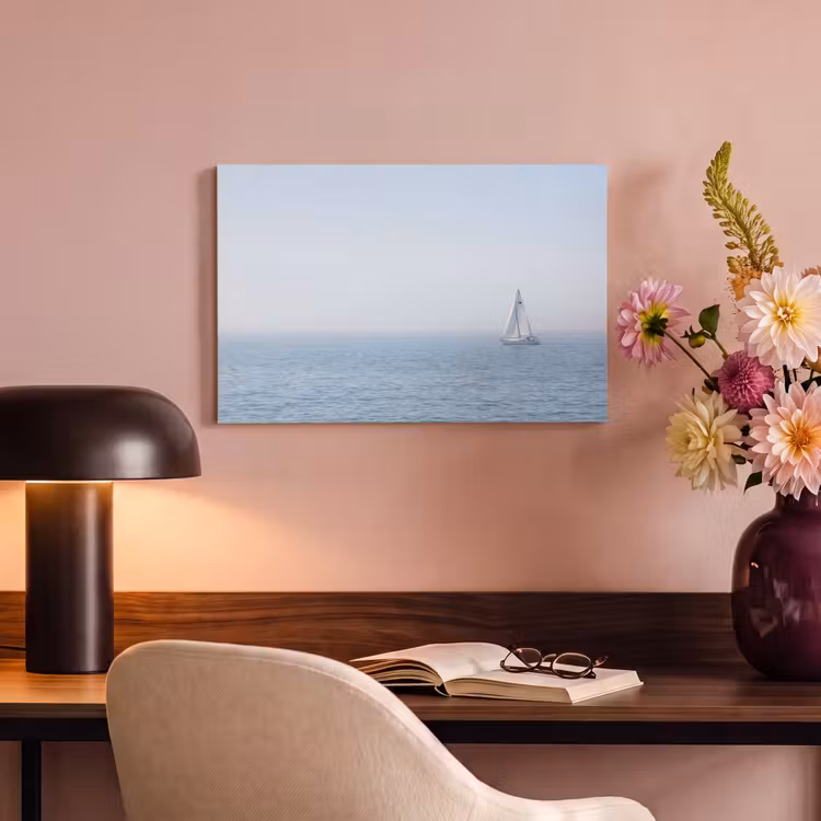 Horizon - Zeilboot - Zee canvas 2cm klein -sfeer4