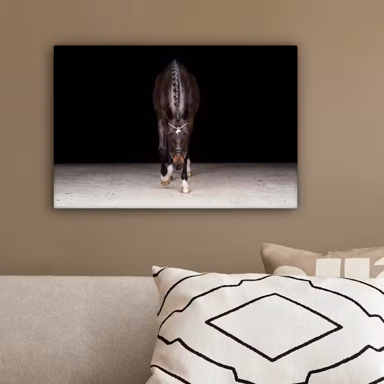 Paard - Modern - Portret canvas 2cm klein -sfeer3