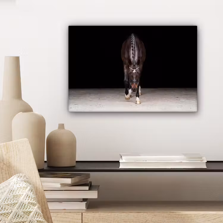 Paard - Modern - Portret canvas 2cm klein -sfeer6
