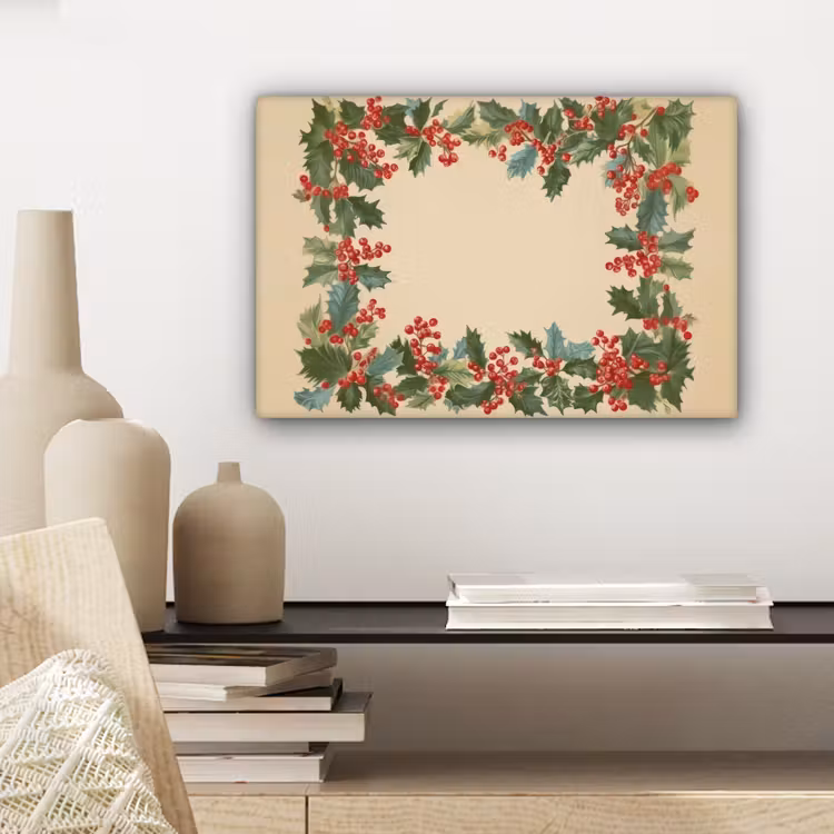 Hulstrand - Bessen - Beige canvas 2cm klein -sfeer6