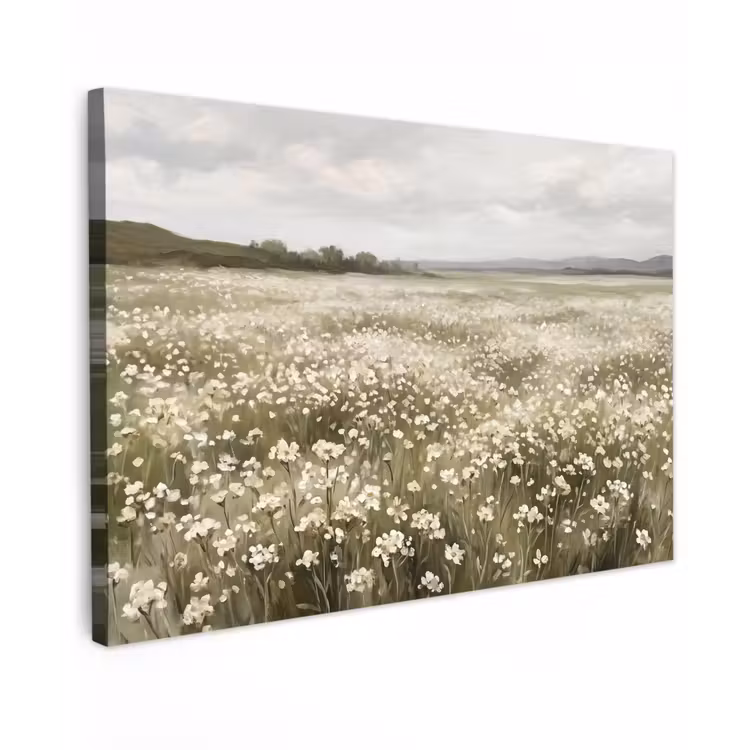 Illustratie - Landschap - Wit canvas 2cm klein -z3d