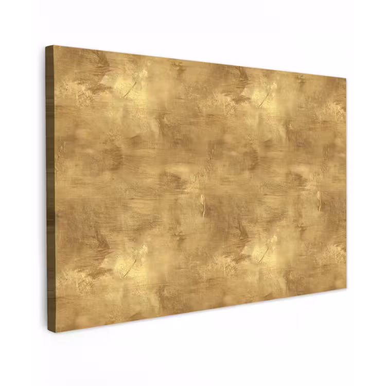 Industrieel - Textuur - Goud canvas 2cm klein 34 -z3d