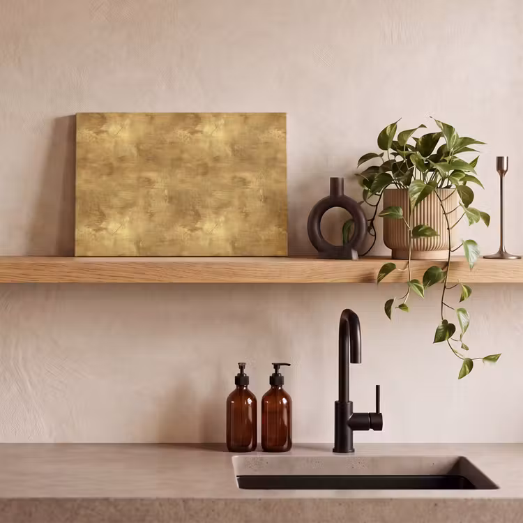 Industrieel - Textuur - Goud canvas 2cm klein 34 -sfeer3