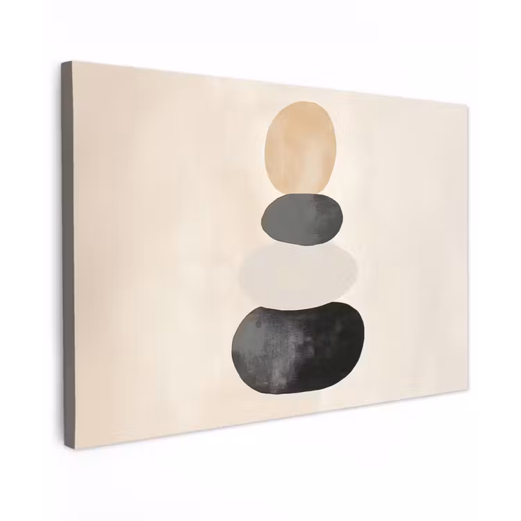 Japandi - Wabi sabi - Beige canvas 2cm klein -z3d