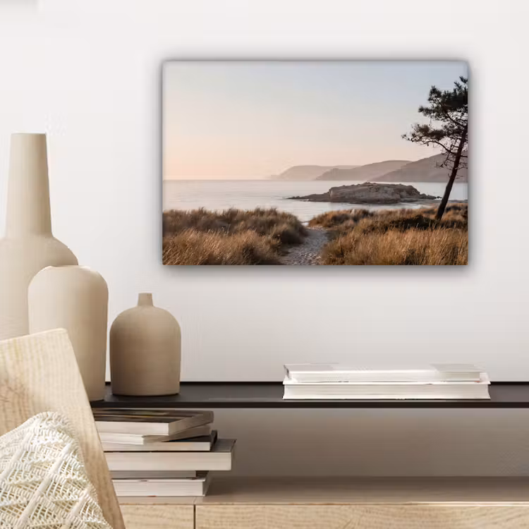 Landschap - Kust - Duinen canvas 2cm klein -sfeer6