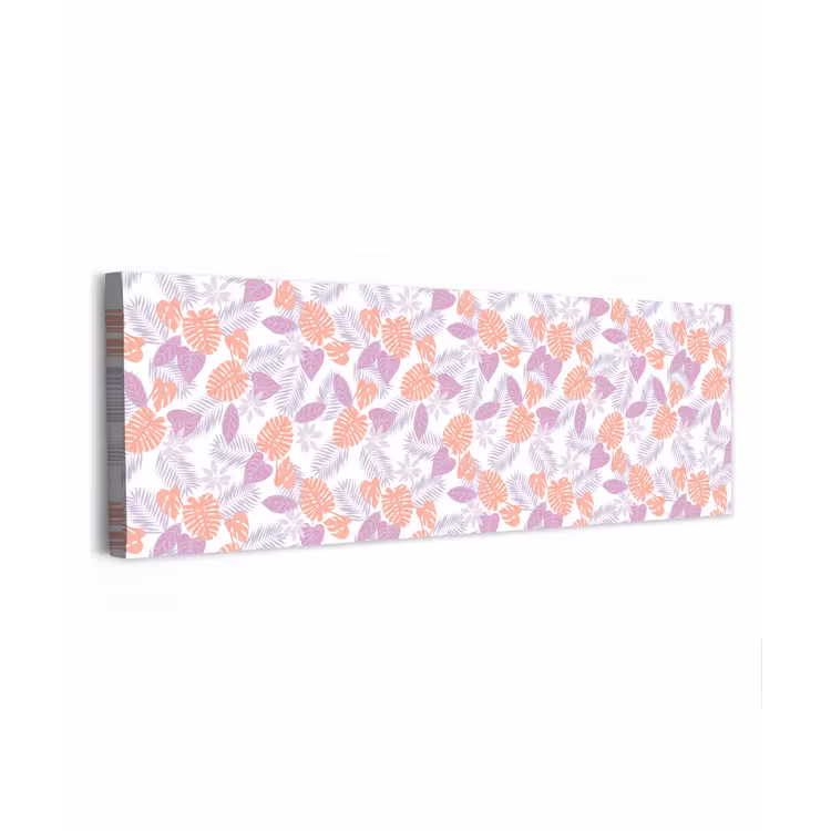 Bladeren - Pastelkleuren - Tropisch canvas 2cm klein 828 -z3d