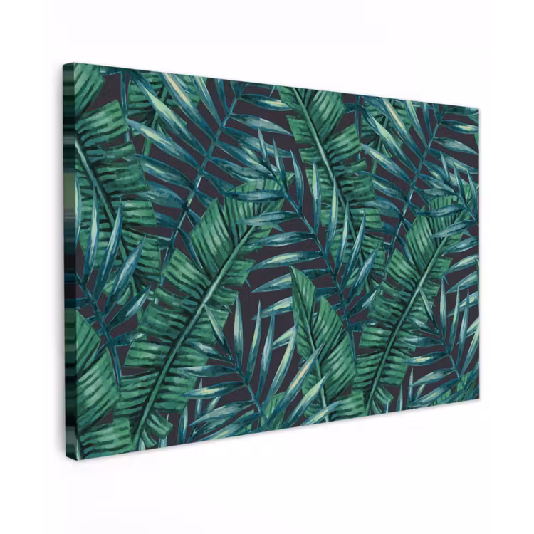 Bladeren - Tropical - Jungle canvas 2cm klein -z3d