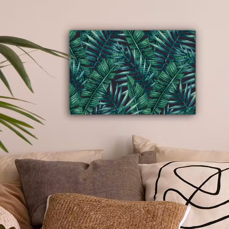 Bladeren - Tropical - Jungle canvas 2cm klein -sfeer1