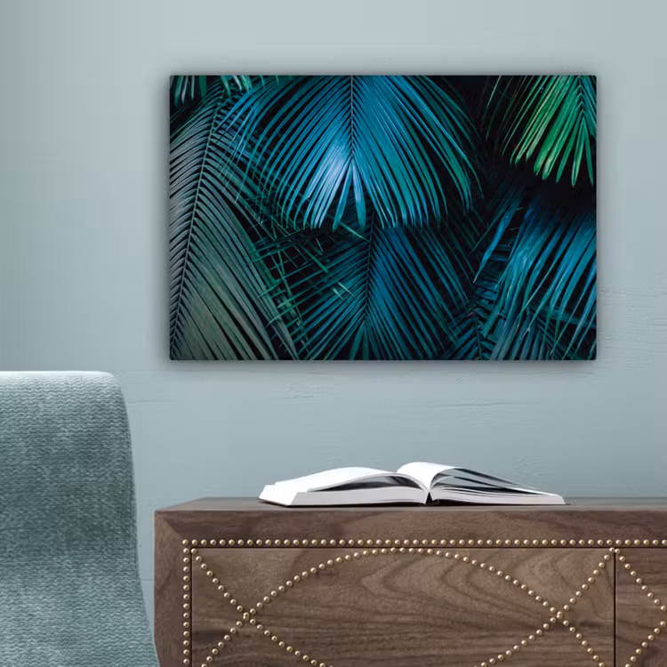 Bladeren - Tropisch - Jungle canvas 2cm klein -sfeer4