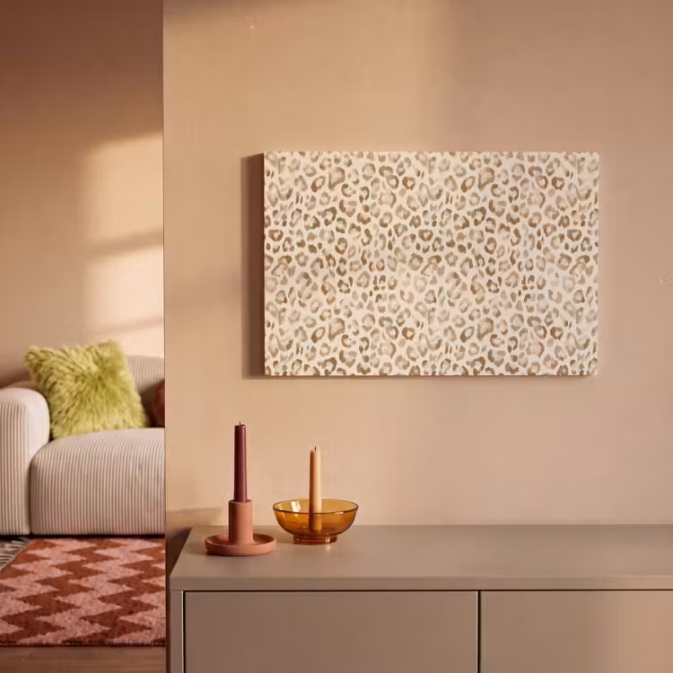 Luipaard - Klassiek - Beige canvas 2cm klein 34 -sfeer1
