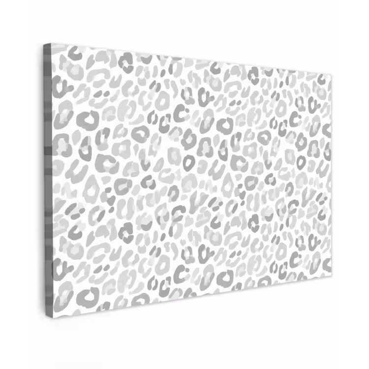 Luipaard - Motief - Grijs canvas 2cm klein 34 -z3d