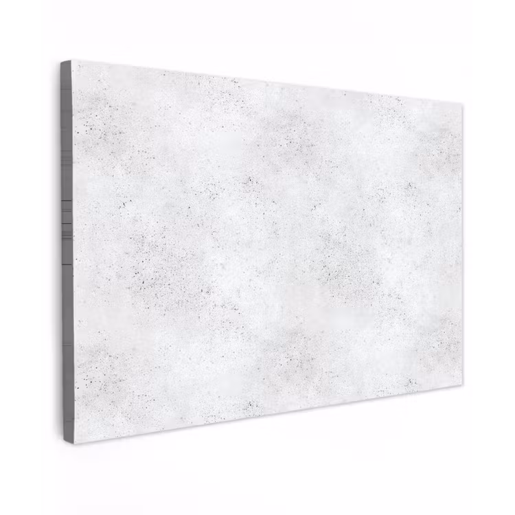 Lichtgrijs - Betonstructuur - Subtiel canvas 2cm klein 34 -z3d