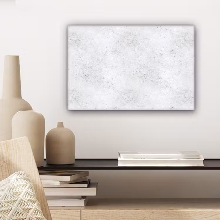 Lichtgrijs - Betonstructuur - Subtiel canvas 2cm klein 34 -sfeer6