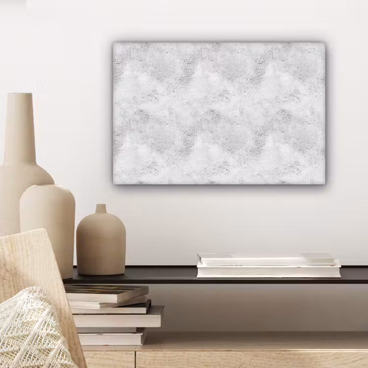 Lichtgrijs - Ruw - Subtiel canvas 2cm klein 34 -sfeer6