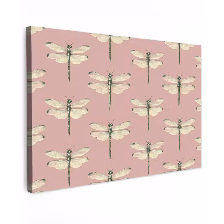 Lillibellen - Patroon - Roze canvas 2cm klein 34 -z3d