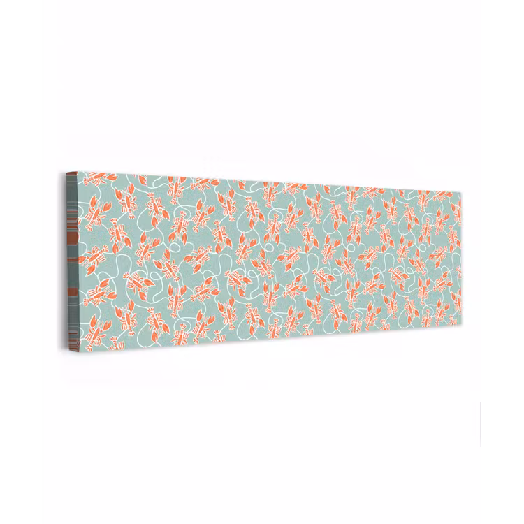 Zee - Kreeft - Groen - Oranje canvas 2cm klein 828 -z3d