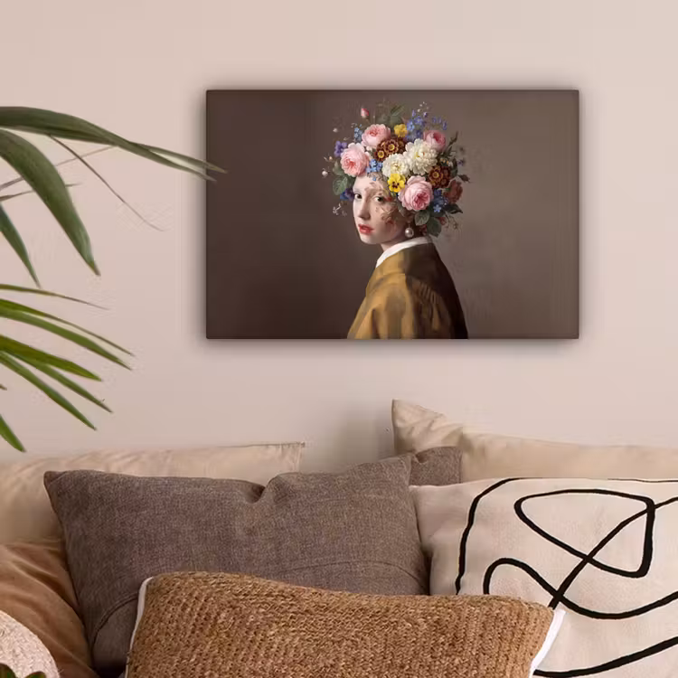 Meesterwerk - Modern - Kleurrijk canvas 2cm klein -sfeer1