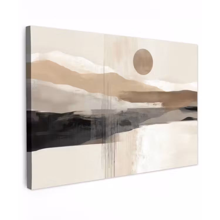 Minimalistisch - Landschap - Dimensie canvas 2cm klein -z3d