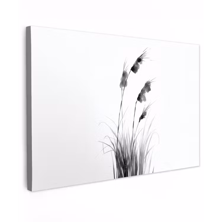 Minimalistisch - Stelen - Wit canvas 2cm klein -z3d