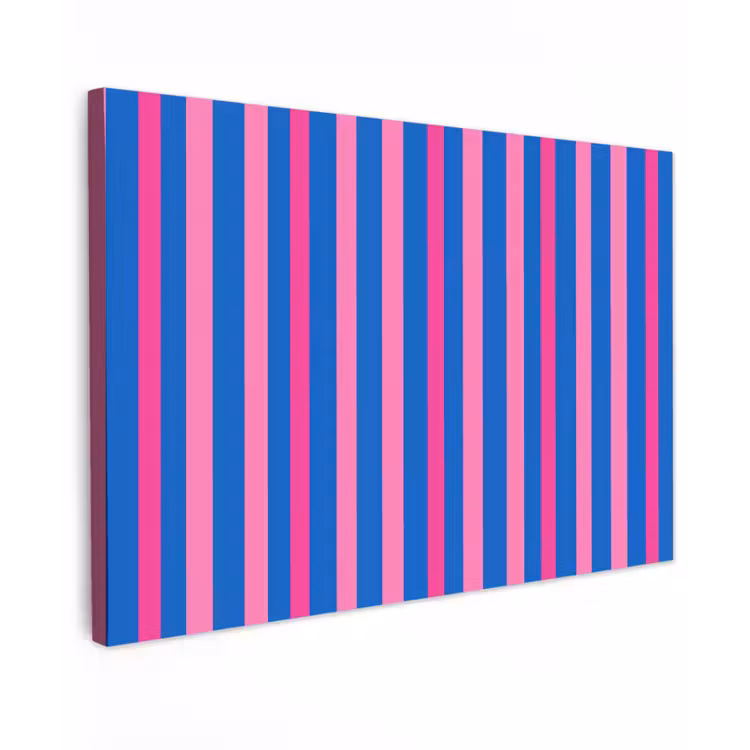 Modern - Optisch - Roze canvas 2cm klein 34 -z3d
