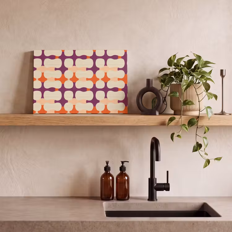 Modern - Patroon - Kleurrijk canvas 2cm klein 34 -sfeer3
