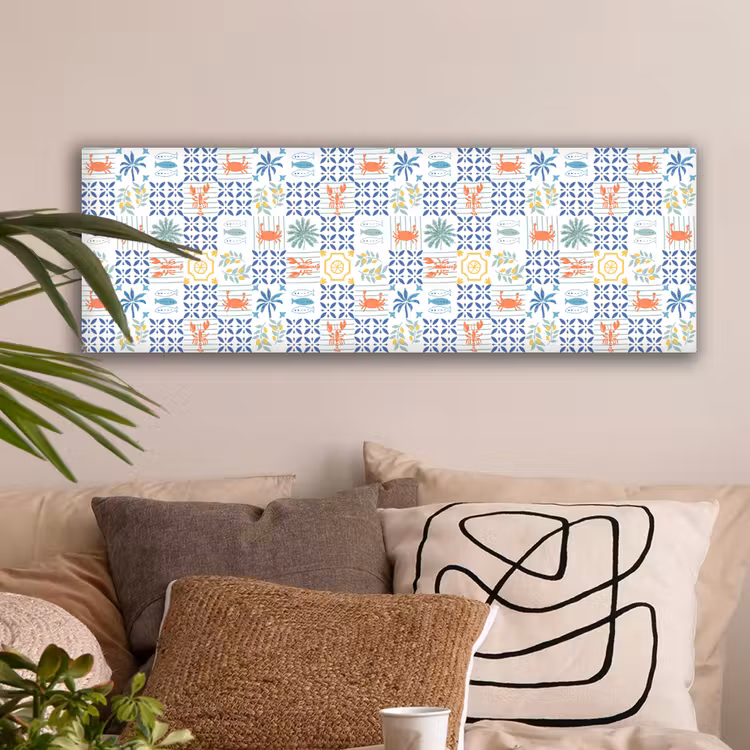 Zee - Sfeer - Mozaïek - Multi canvas 2cm klein 828 -sfeer1