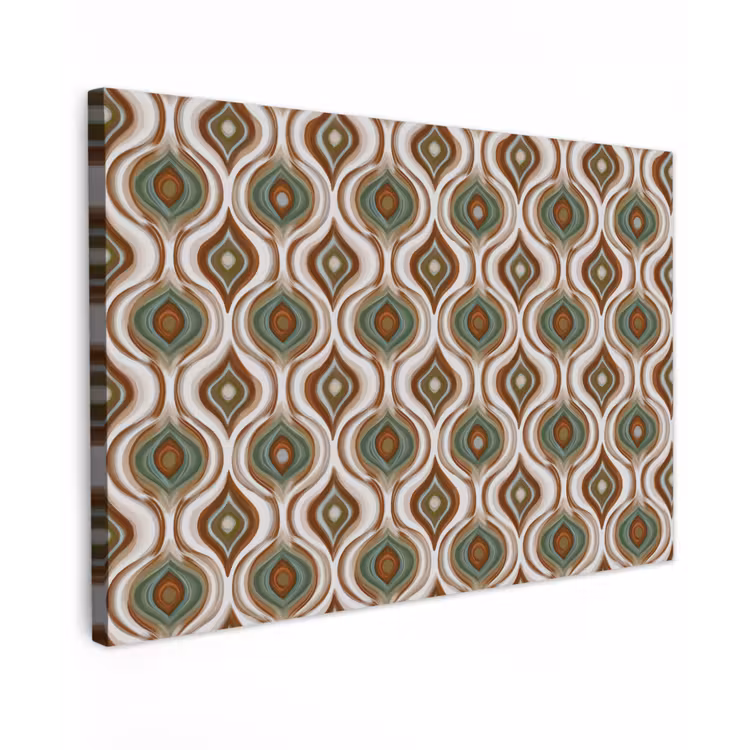 Motief - Patroon - Kleurrijk canvas 2cm klein 34 -z3d