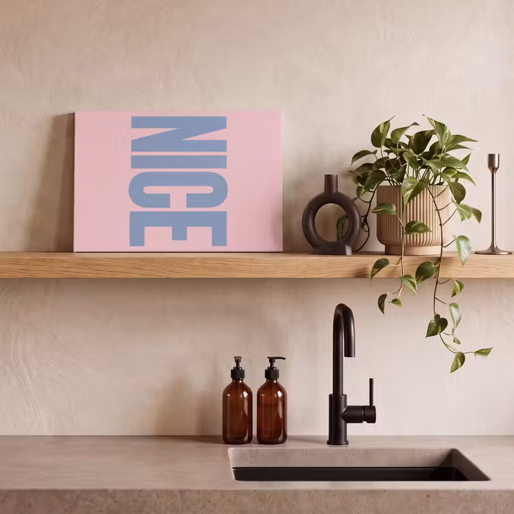 Nice - Paars - Roze canvas 2cm klein -sfeer3