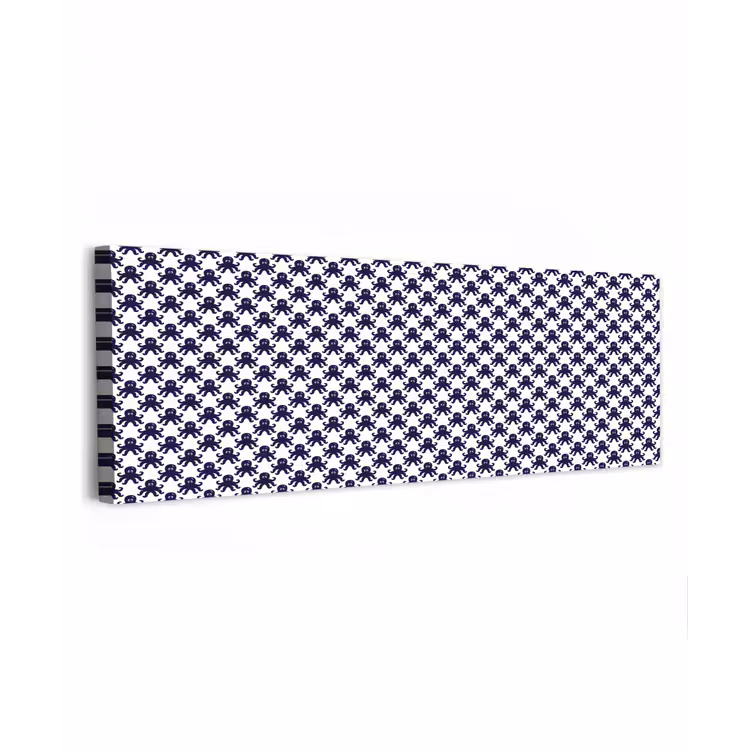 Oceaan - Octo - Blauw - Wit canvas 2cm klein 828 -z3d