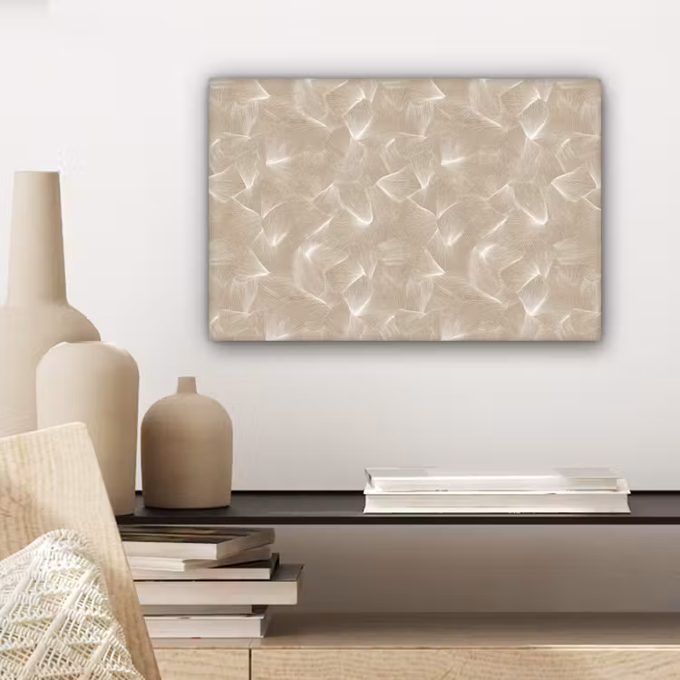 Organisch - Textuur - Beige canvas 2cm klein 34 -sfeer6