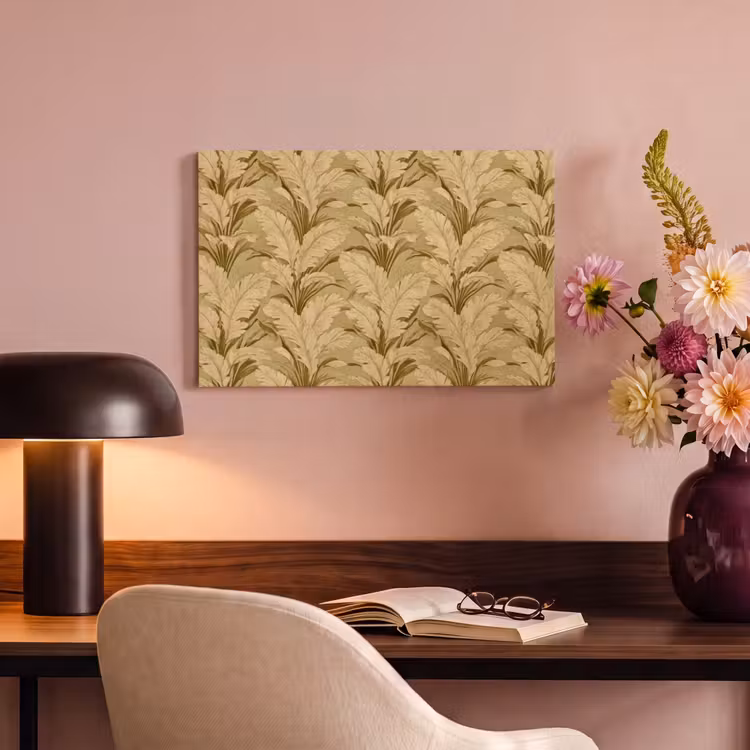 Palmbladeren - Klassiek - Groen canvas 2cm klein 34 -sfeer4