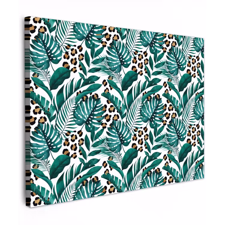 Panterprint - Bladeren - Jungle canvas 2cm klein -z3d