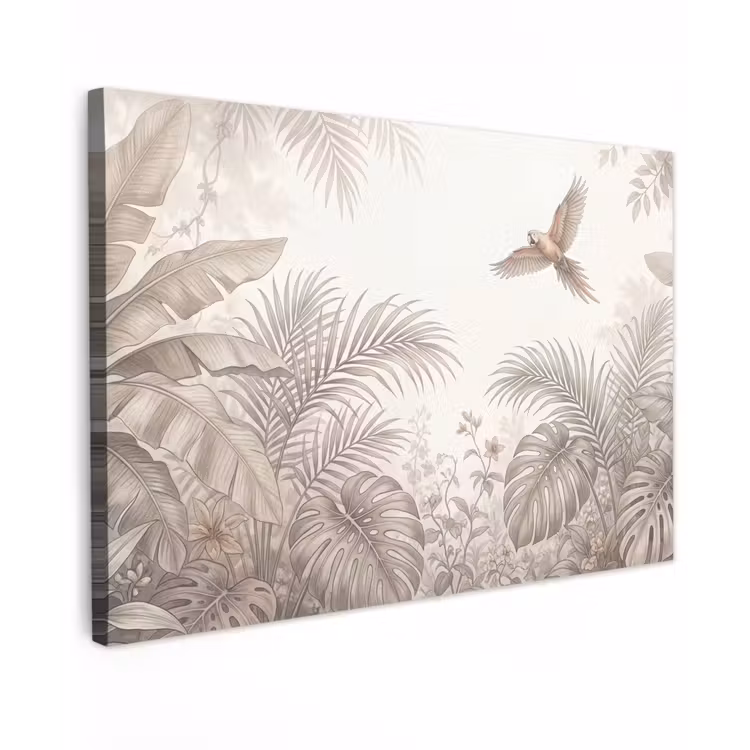 Papagaai - Jungle - Tropisch canvas 2cm klein -z3d