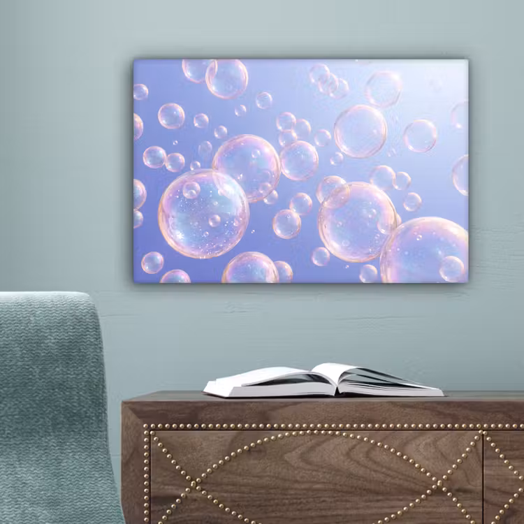 Pastel - Bubbels - Dromerig canvas 2cm klein -sfeer4