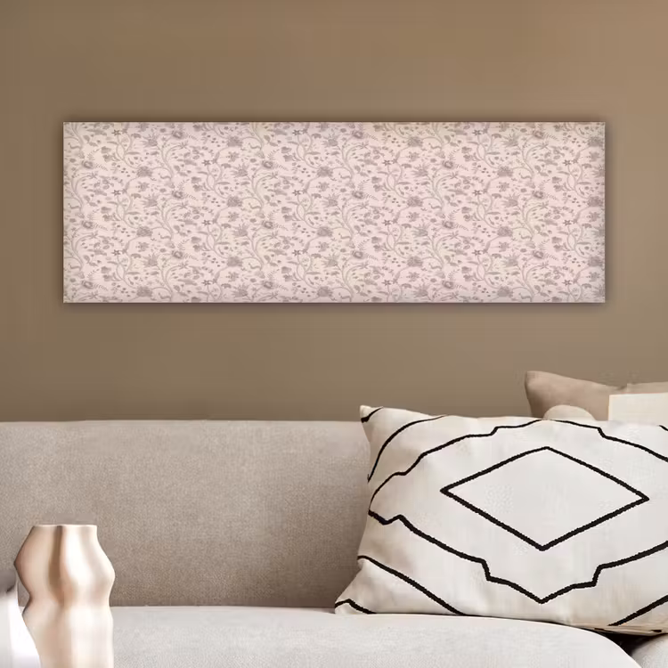 Patroon - Bloemen - Paars canvas 2cm klein 828 -sfeer3