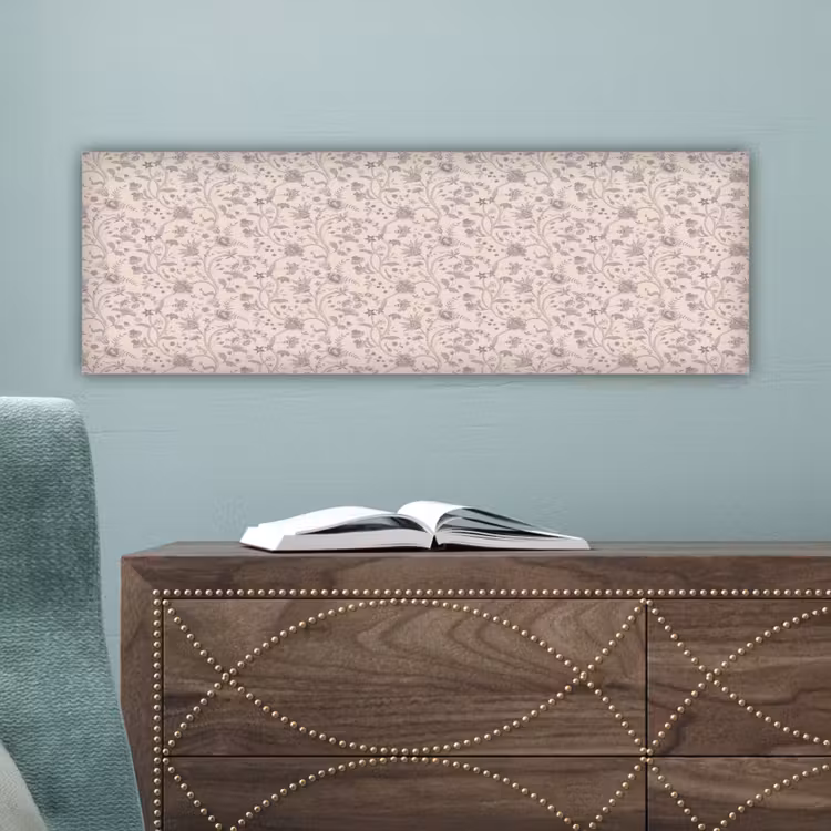 Patroon - Bloemen - Paars canvas 2cm klein 828 -sfeer4