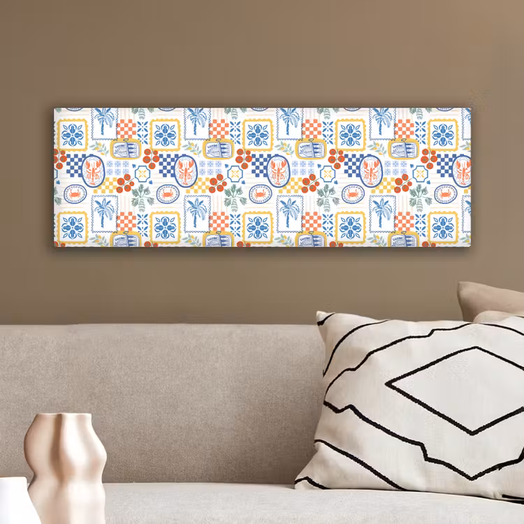 Zee - Sfeer - Tomaat - Mozaïek canvas 2cm klein 828 -sfeer3