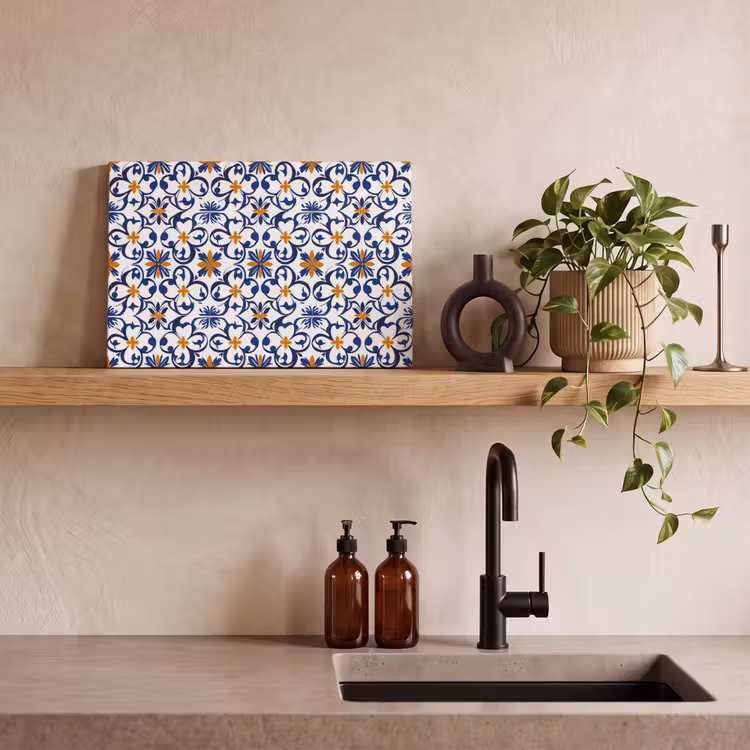 Patroon - Modern - Kleurrijk canvas 2cm klein 34 -sfeer3