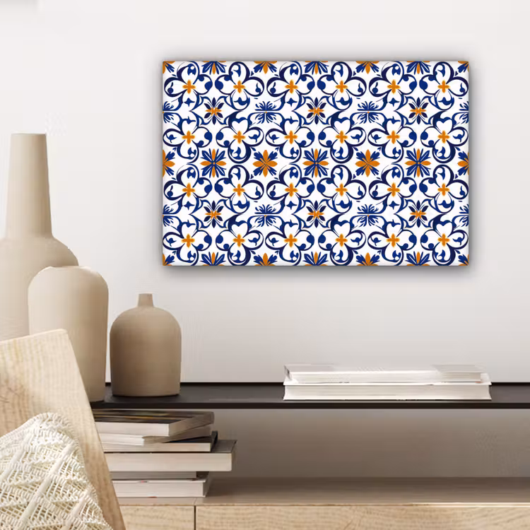 Patroon - Modern - Kleurrijk canvas 2cm klein 34 -sfeer6