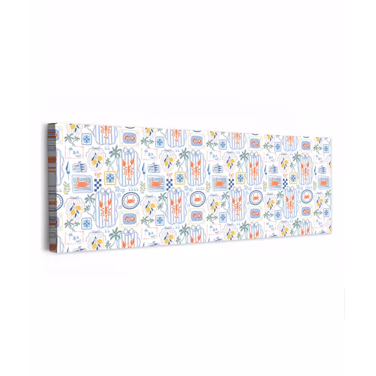 Zee - Sfeer - Krab - Blauw canvas 2cm klein 828 -z3d