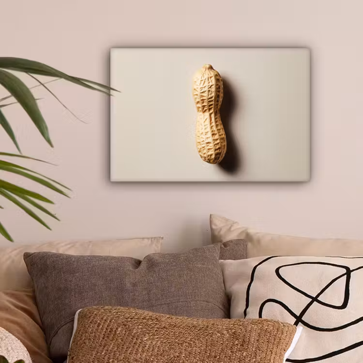 Pinda - Ruw - Beige canvas 2cm klein -sfeer1