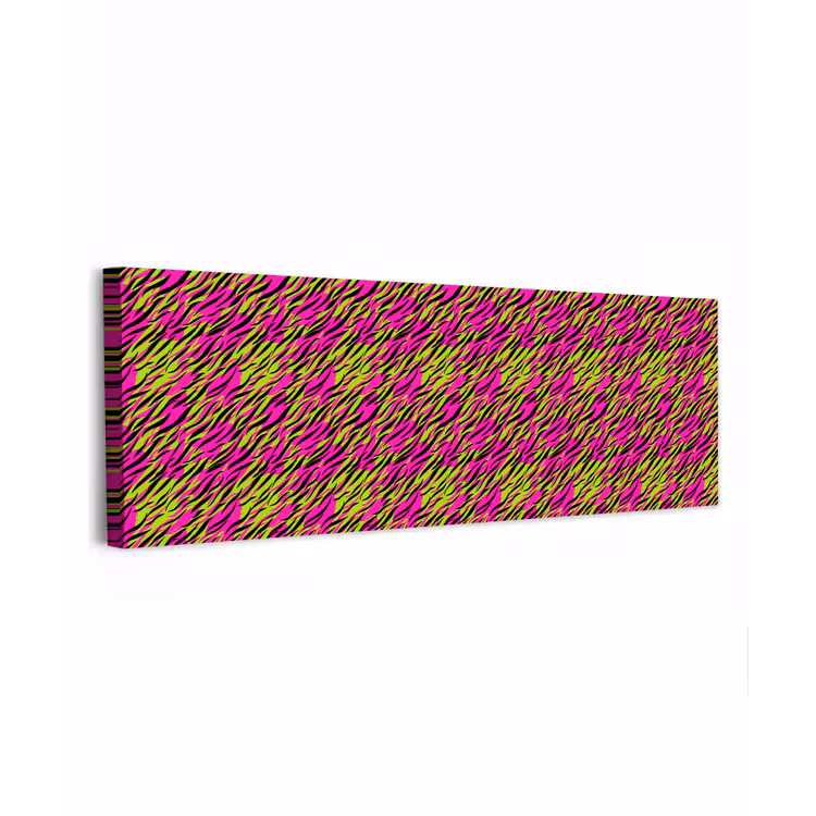 Roze - Groen - Neon - Dieren canvas 2cm klein 828 -z3d